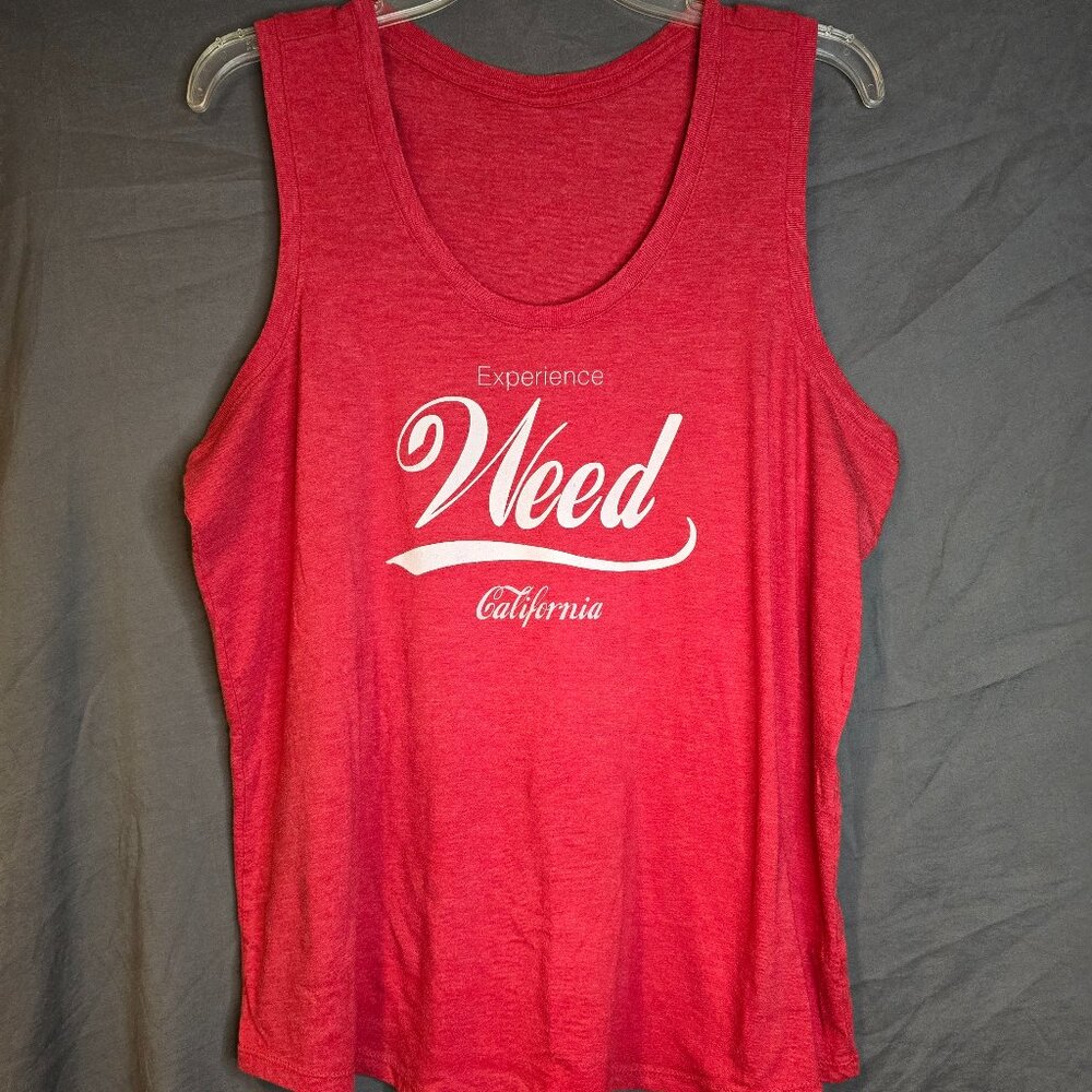 Experience Weed California Tank Top XXL Red